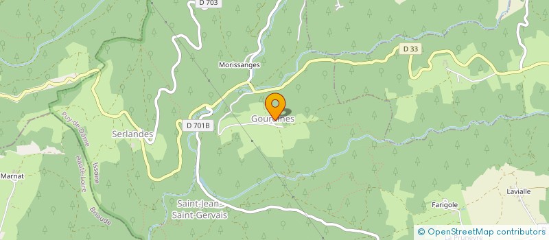 localisation de l'entreprise MONSIEUR JEAN VERGNE  SAINT-JEAN-SAINT-GERVAIS