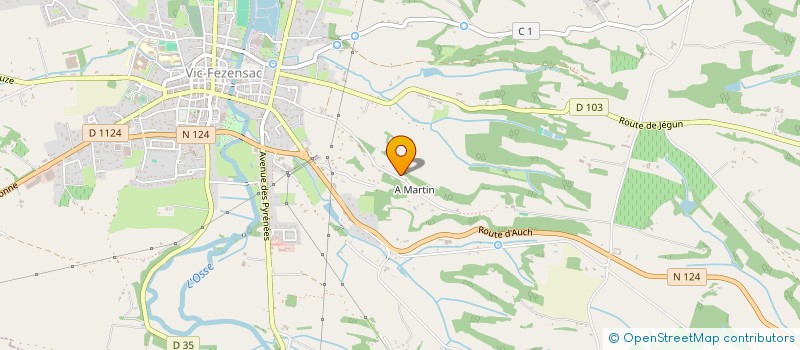 localisation de l'entreprise MONSIEUR JEAN VERGOGNAN  LANNEPAX