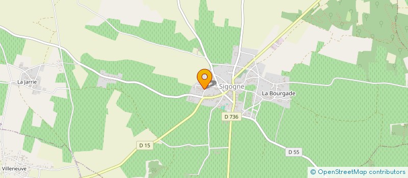 localisation de l'entreprise MONSIEUR JEAN VERHAEGHEN à SIGOGNE