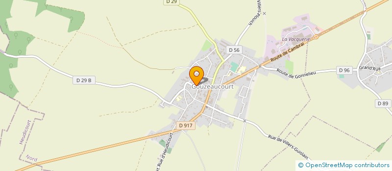 localisation de l'entreprise MONSIEUR JEAN VERIN à GOUZEAUCOURT