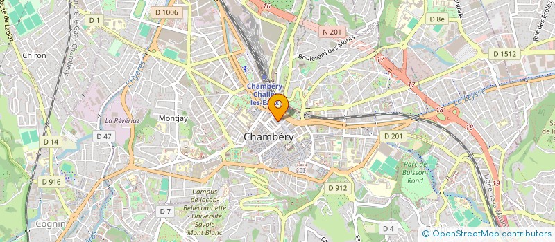 localisation de l'entreprise MONSIEUR JEAN VERINE à CHAMBERY