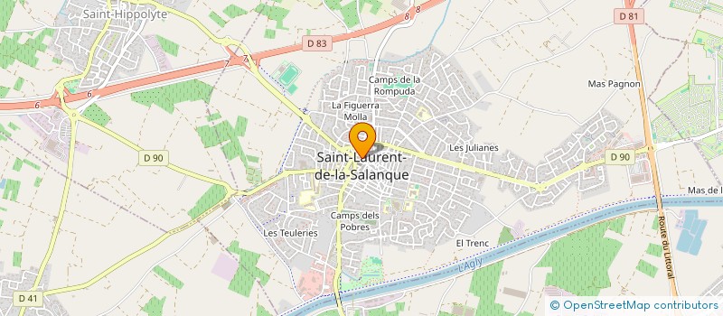 localisation de l'entreprise MONSIEUR JEAN VERMONT  SAINT-LAURENT-DE-LA-SALANQUE