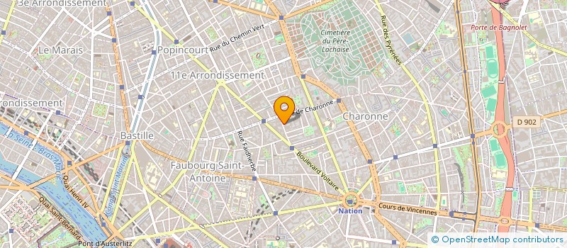 localisation de l'entreprise MONSIEUR JEAN VERNEY  PARIS