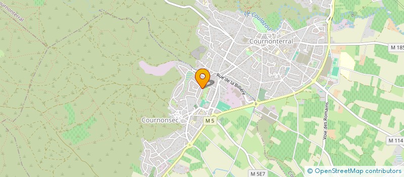 localisation de l'entreprise MONSIEUR JEAN VERNHET  COURNONSEC