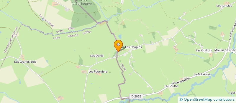 localisation de l'entreprise MONSIEUR JEAN VERNISSE  CERON