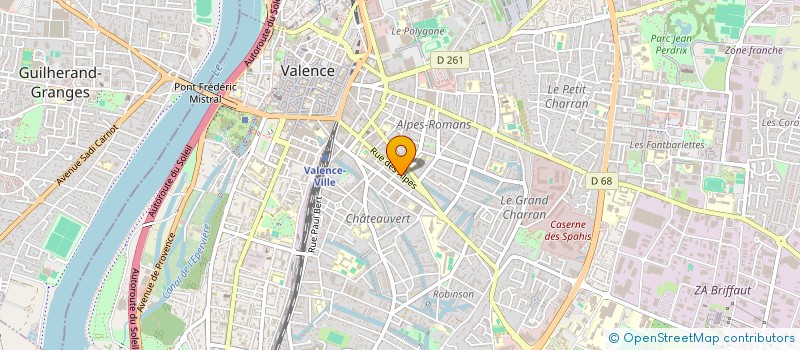 localisation de l'entreprise MONSIEUR JEAN VERNUSSE à VALENCE