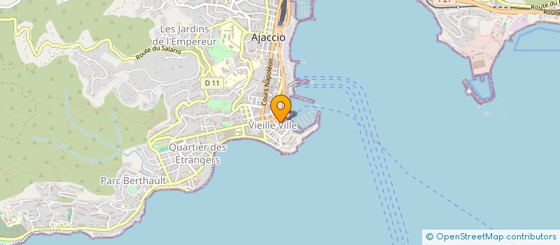 localisation de l'entreprise MONSIEUR JEAN VERO à AJACCIO