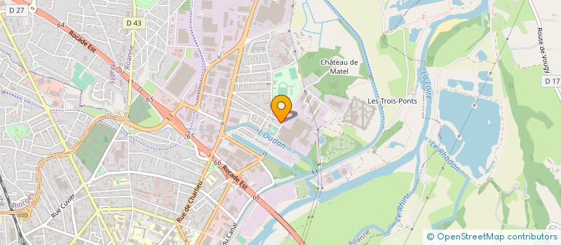 localisation de l'entreprise MONSIEUR JEAN VERRUY  ROANNE