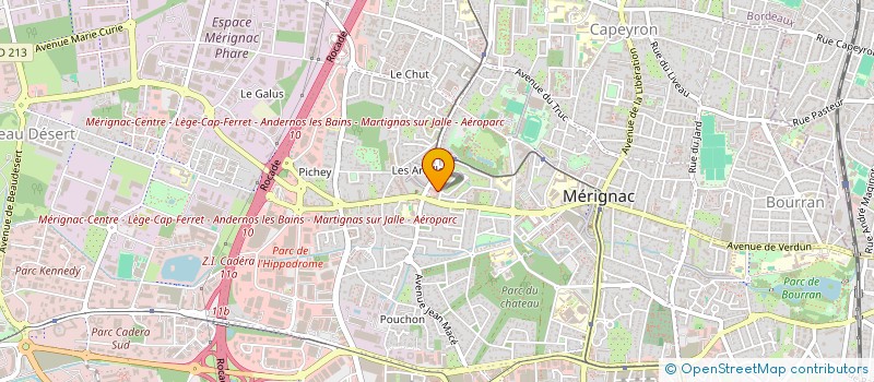 localisation de l'entreprise MONSIEUR JEAN VERSAVAUD à MERIGNAC