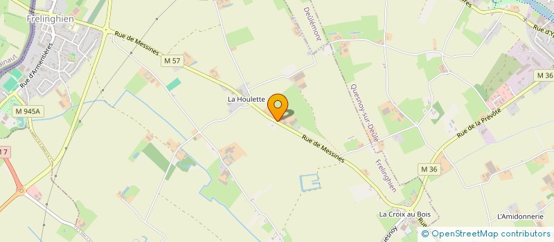 localisation de l'entreprise MONSIEUR JEAN VERSCHAVE  FRELINGHIEN