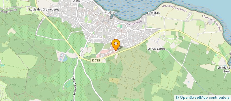 localisation de l'entreprise MONSIEUR JEAN VERTE HAUTIN  LA FLOTTE