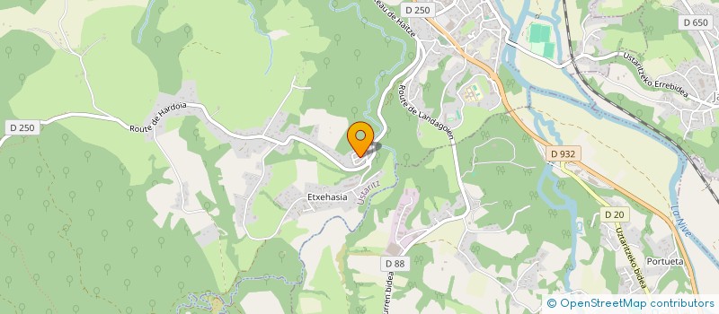 localisation de l'entreprise MONSIEUR JEAN VESCHEMBES  USTARITZ