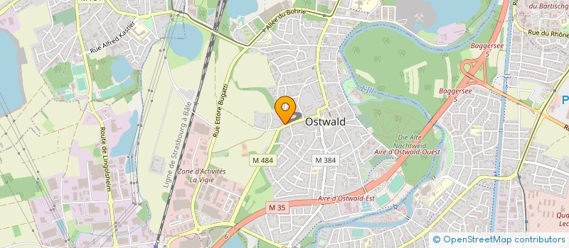 localisation de l'entreprise MONSIEUR JEAN VETTER  OSTWALD