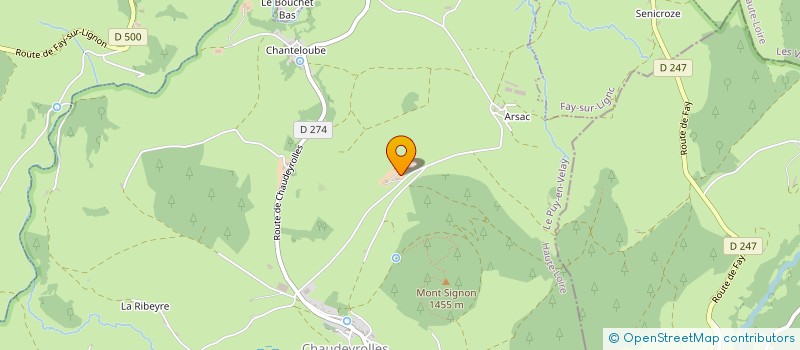 localisation de l'entreprise MONSIEUR JEAN VEY  CHAUDEYROLLES