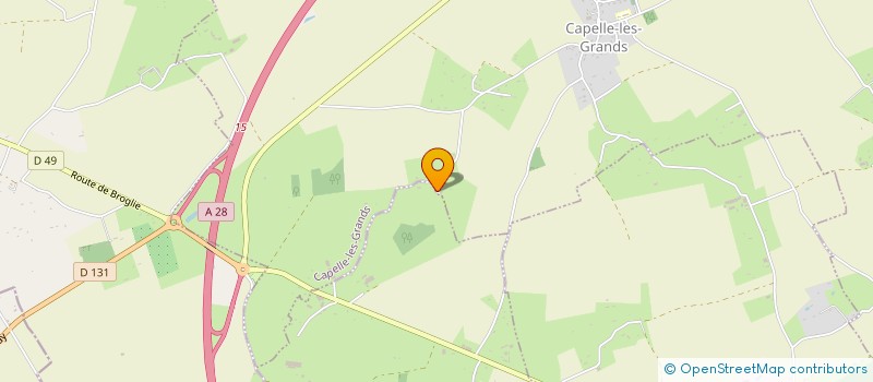 localisation de l'entreprise MONSIEUR JEAN VEYSSIE  CAPELLE LES GRANDS