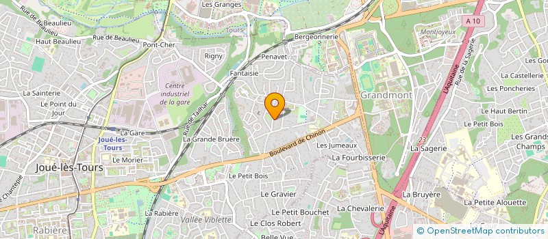localisation de l'entreprise MONSIEUR JEAN VEZIAT à JOUE-LES-TOURS