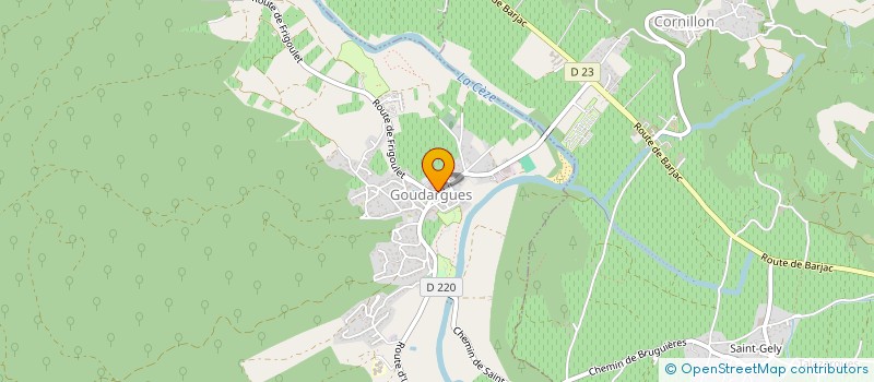 localisation de l'entreprise MONSIEUR JEAN VEZINET à GOUDARGUES