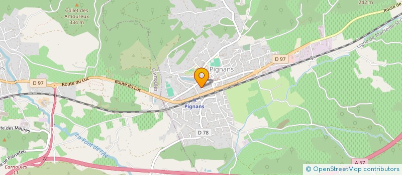 localisation de l'entreprise MONSIEUR JEAN VEZZOSO à PIGNANS