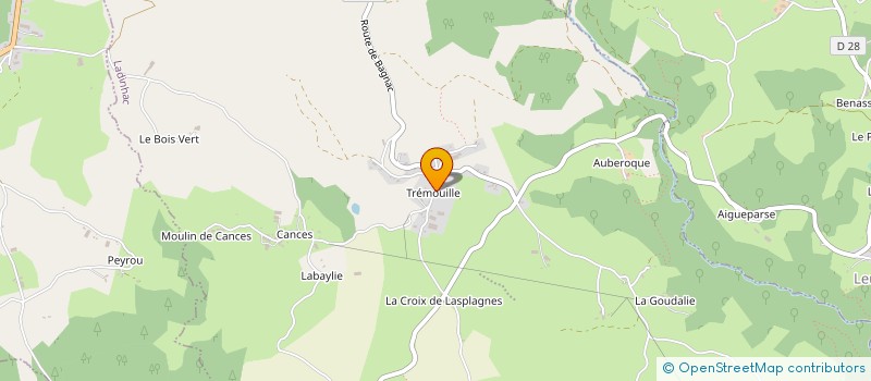 localisation de l'entreprise MONSIEUR JEAN VIALA à LADINHAC