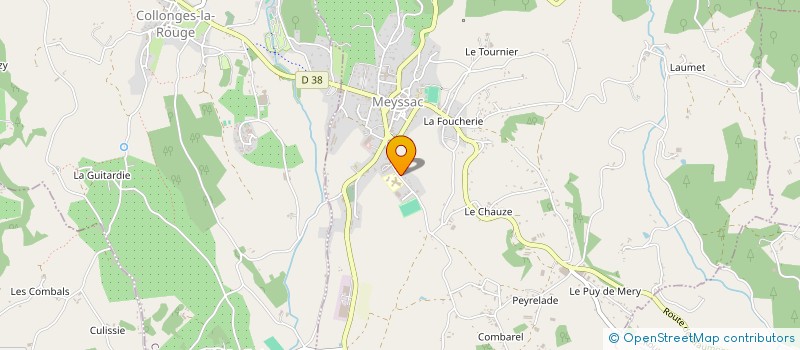 localisation de l'entreprise MONSIEUR JEAN VIALARD à MEYSSAC
