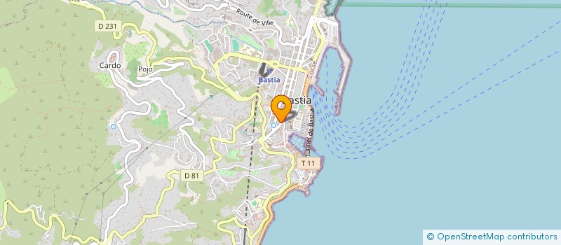 localisation de l'entreprise MONSIEUR JEAN VIALE à BASTIA