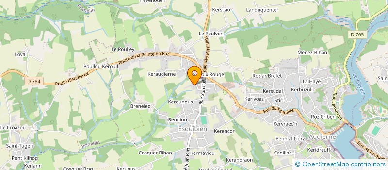 localisation de l'entreprise MONSIEUR JEAN VIALE  AUDIERNE