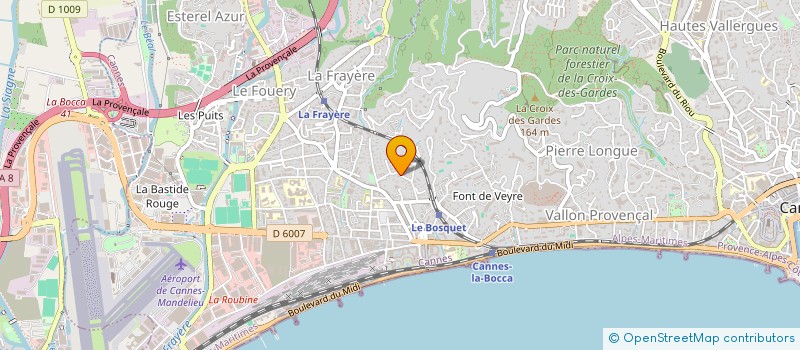 localisation de l'entreprise MONSIEUR JEAN VIANEY à CANNES
