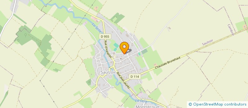 localisation de l'entreprise MONSIEUR JEAN-VIANNEY LYS  SAULZOIR