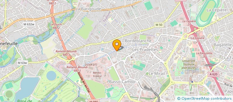 localisation de l'entreprise MONSIEUR JEAN-VIANNEY NDENGOU NDJIMASSE  TOULOUSE