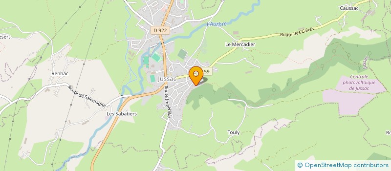 localisation de l'entreprise MONSIEUR JEAN VIARS à JUSSAC