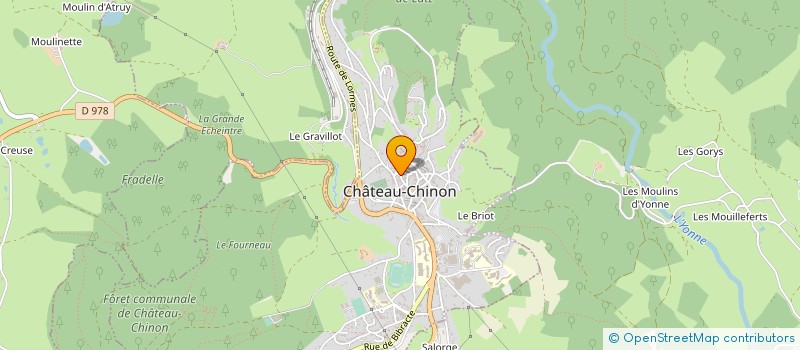 localisation de l'entreprise MONSIEUR JEAN VIAU  CHATEAU-CHINON (VILLE)