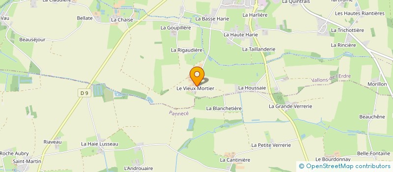 localisation de l'entreprise MONSIEUR JEAN VIAUD  VALLONS-DE-L'ERDRE