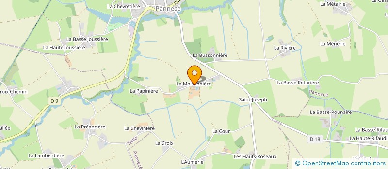 localisation de l'entreprise MONSIEUR JEAN VIAVANT  PANNECE