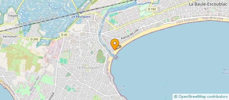 localisation de l'entreprise MONSIEUR JEAN VICENS LAPORTE à LA BAULE-ESCOUBLAC