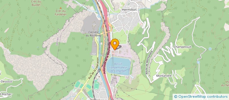 localisation de l'entreprise MONSIEUR JEAN-VICTOR CHAMBARD  FONTCOUVERTE-LA-TOUSSUIRE