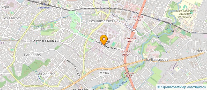 localisation de l'entreprise MONSIEUR JEAN-VICTOR COUSTY à COLOMIERS