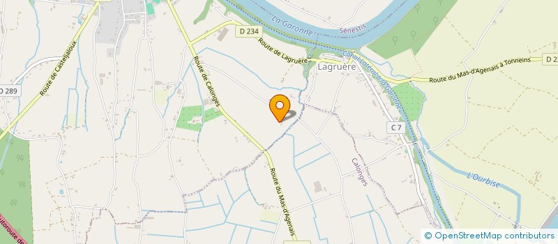 localisation de l'entreprise MONSIEUR JEAN VIDAL  LE MAS-D'AGENAIS