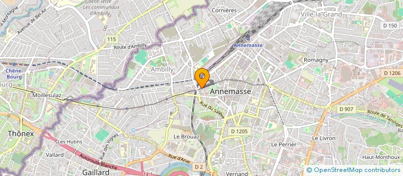localisation de l'entreprise MONSIEUR JEAN VIDAL à ANNEMASSE