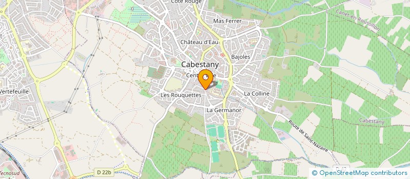 localisation de l'entreprise MONSIEUR JEAN VIDAL  CABESTANY