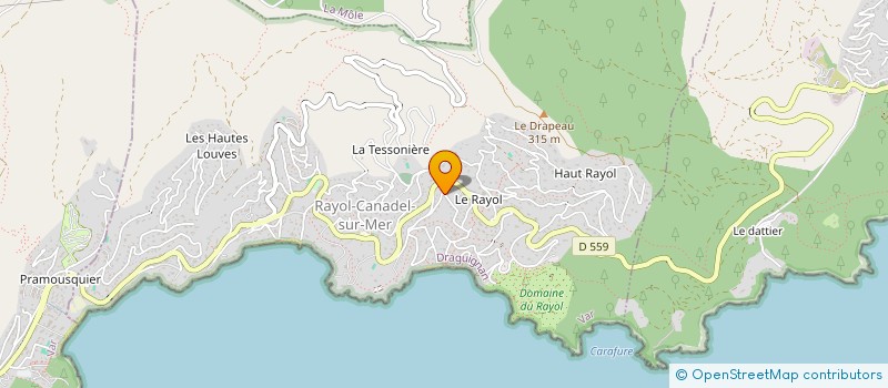 localisation de l'entreprise MONSIEUR JEAN VIDAL SOLER à RAYOL-CANADEL-SUR-MER