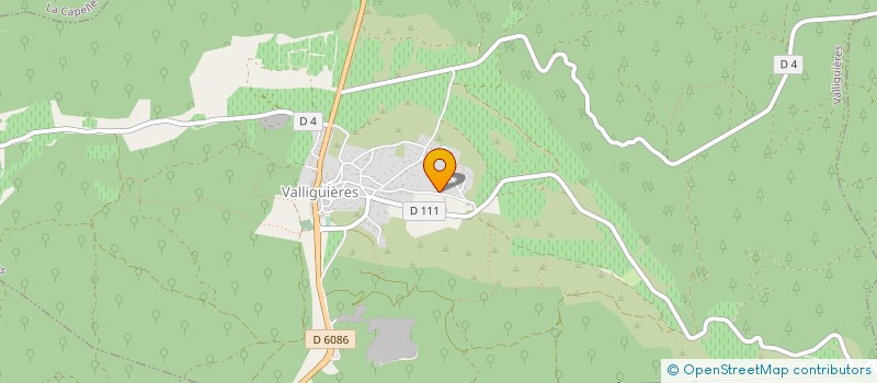 localisation de l'entreprise MONSIEUR JEAN VIDAU  VALLIGUIERES