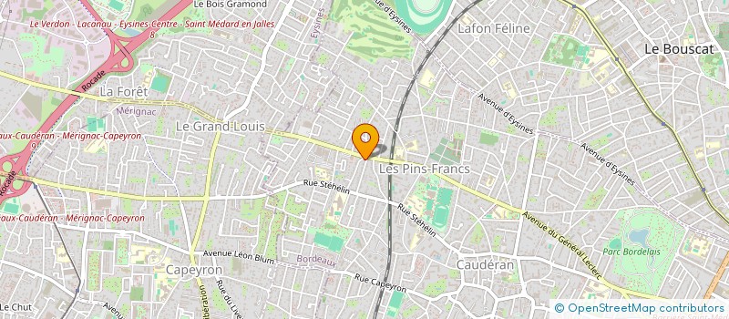 localisation de l'entreprise MONSIEUR JEAN VIDAUD à BORDEAUX