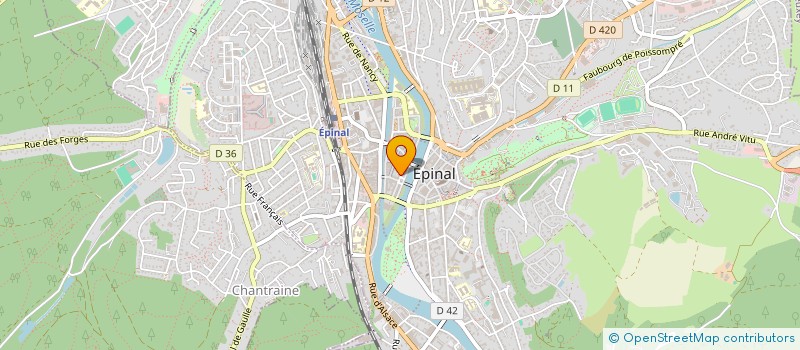 localisation de l'entreprise MONSIEUR JEAN VIDEAU à EPINAL