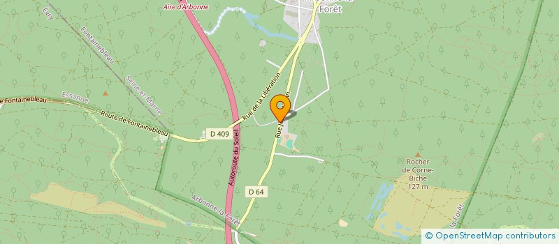 localisation de l'entreprise MONSIEUR JEAN VIEILLE  ARBONNE-LA-FORET