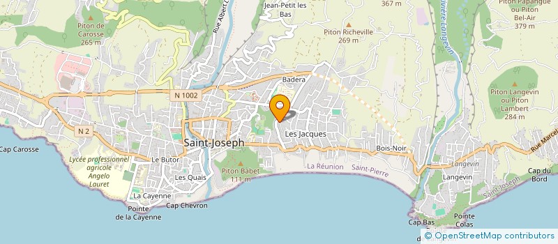 localisation de l'entreprise MONSIEUR JEAN VIENNE  SAINT-JOSEPH