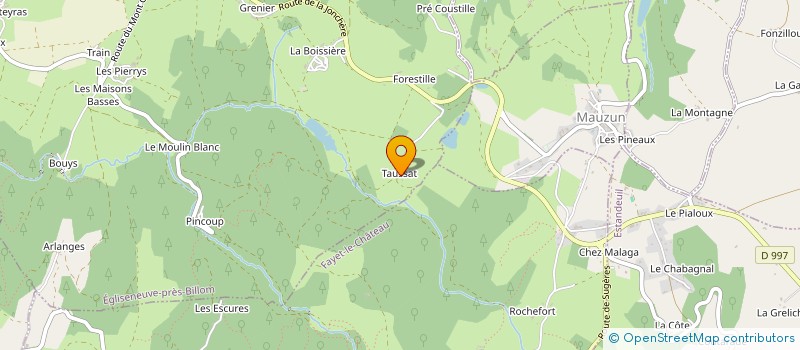 localisation de l'entreprise MONSIEUR JEAN VIGIER  EGLISENEUVE-PRES-BILLOM