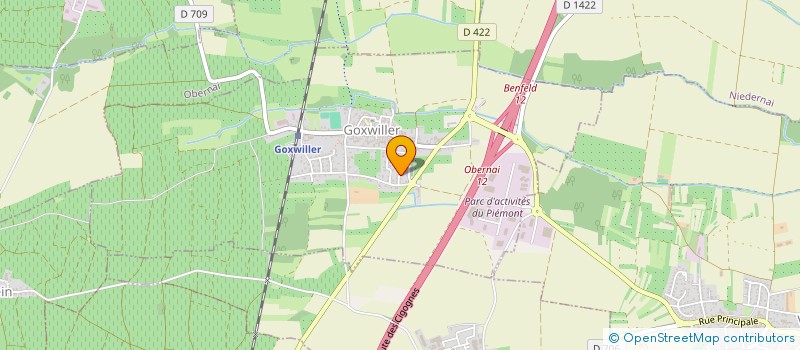 localisation de l'entreprise MONSIEUR JEAN VIGIER  GOXWILLER