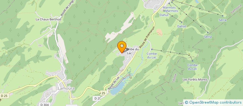 localisation de l'entreprise MONSIEUR JEAN VIGINET  LAMOURA