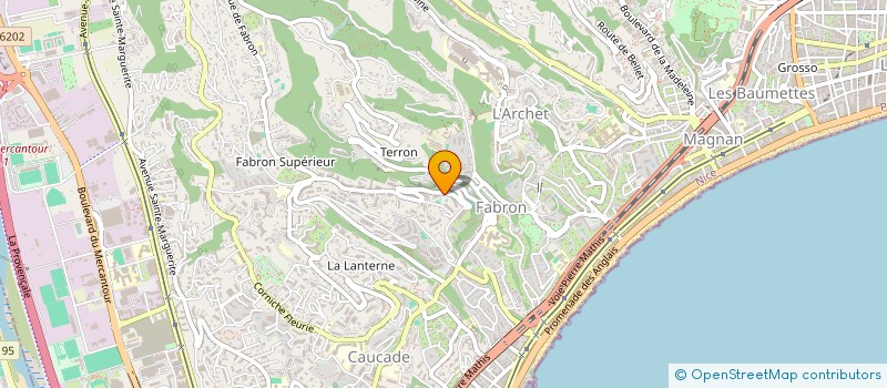 localisation de l'entreprise MONSIEUR JEAN VIGNAL à NICE