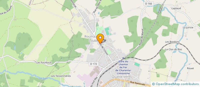 localisation de l'entreprise MONSIEUR JEAN VIGNAUD à TERRES-DE-HAUTE-CHARENTE